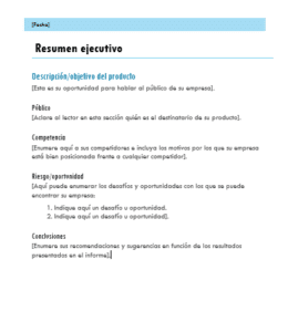 resumen ejecutivo
