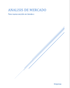 Análisis de mercado