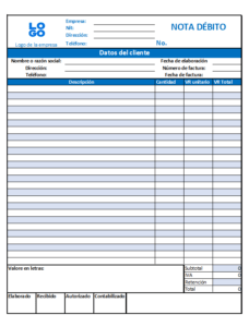 Nota de debito