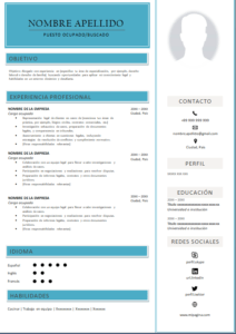 curriculum vitae abogado