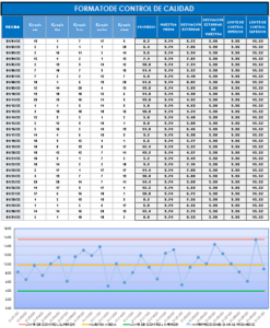 formato de control de calidad