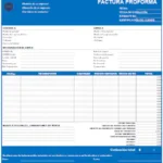 proforma ejemplo