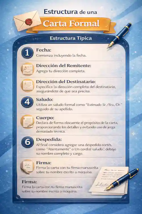 cartas formal formato